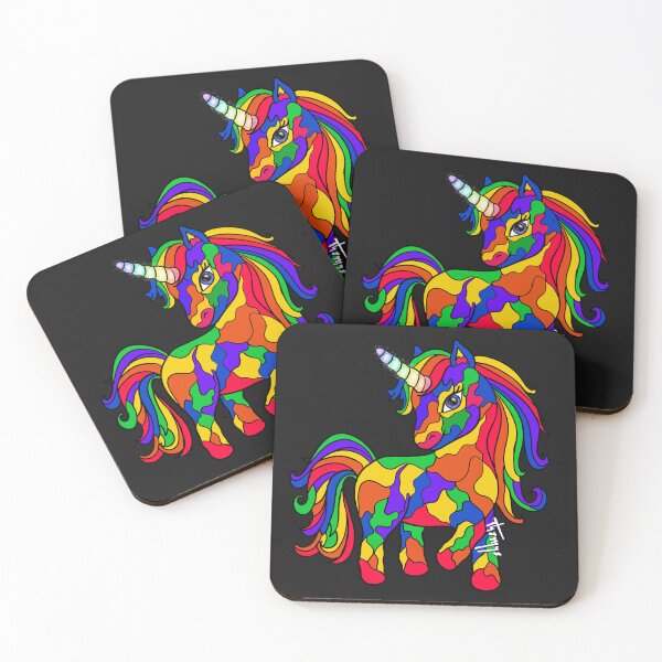 Item preview, Rainbow unicorn designed and sold by Themys24.