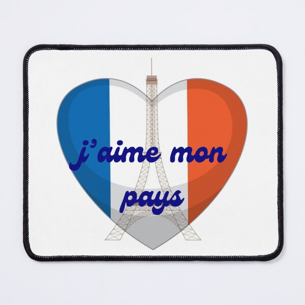 Item preview, Eiffel Tower Tricolor Heart - I love my country designed and sold by Résistance Française.