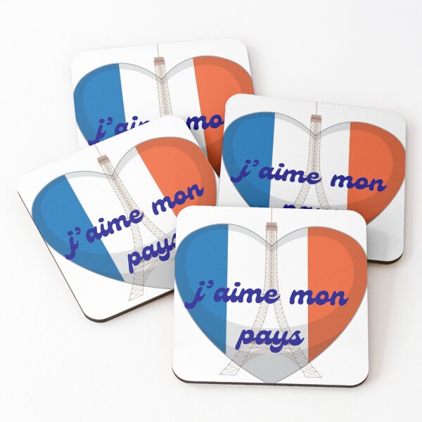 Item preview, Eiffel Tower Tricolor Heart - I love my country designed and sold by Résistance Française.