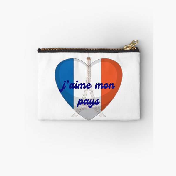 Item preview, Eiffel Tower Tricolor Heart - I love my country designed and sold by Résistance Française.