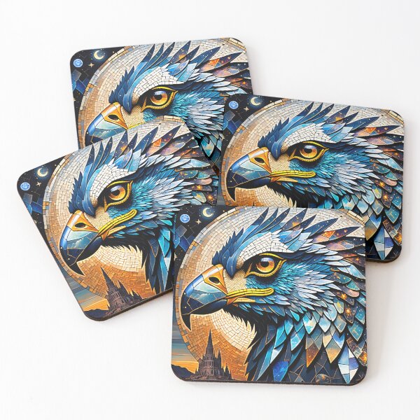 Item preview, Mosaic bird of prey designed and sold by LilithsDesires.