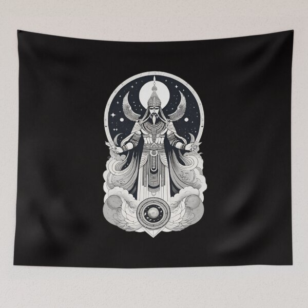 Item preview, Enlil: The Celestial Guardian of the Night Sky designed and sold by HOMEDESIGNPRINT.