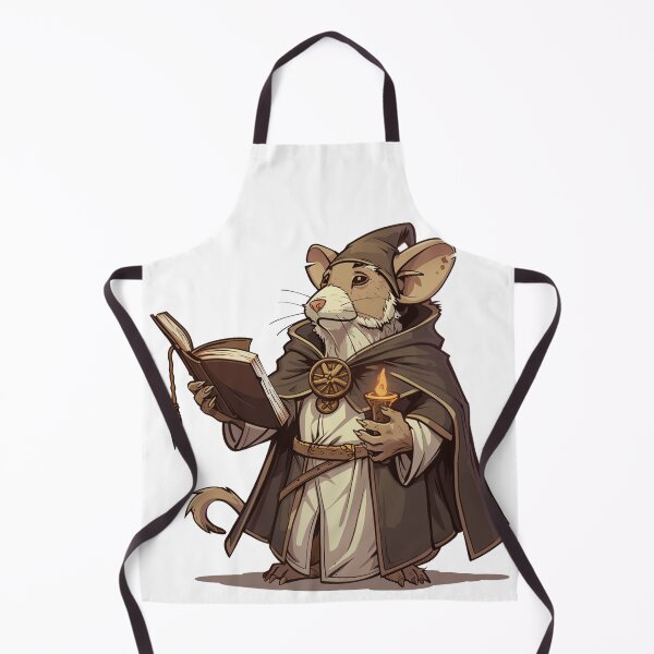 Item preview, Scholarly Mouse Cleric Reading Sacred Texts designed and sold by dungeonwarriors.
