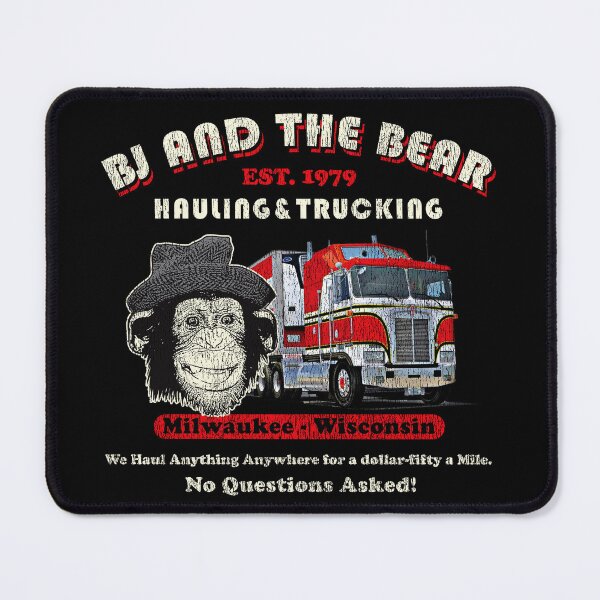 Item preview, BJ and the Bear Hauling and Trucking Worn Out designed and sold by Alema Art.
