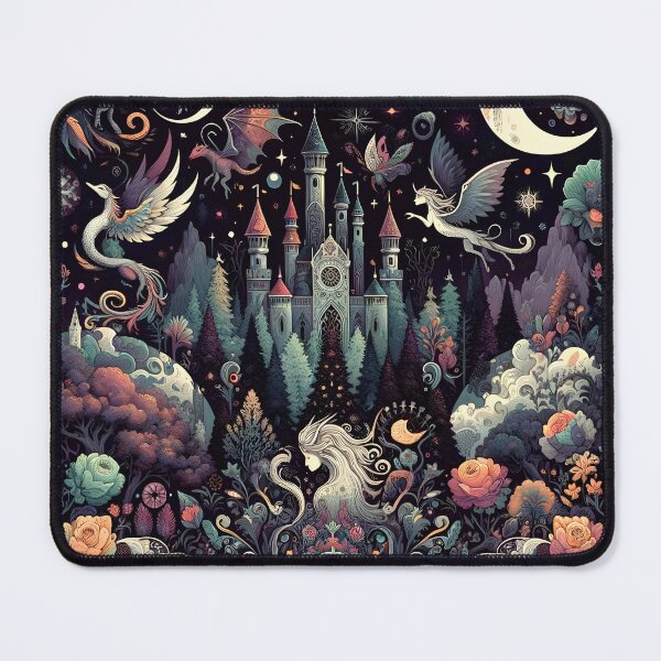 Item preview, Enchanted Forest and Mythical Creatures artwork - Whimsigoth Fantasy Design designed and sold by Unitepeople.