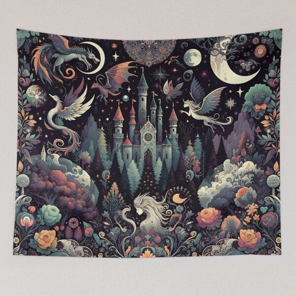 Item preview, Enchanted Forest and Mythical Creatures artwork - Whimsigoth Fantasy Design designed and sold by Unitepeople.