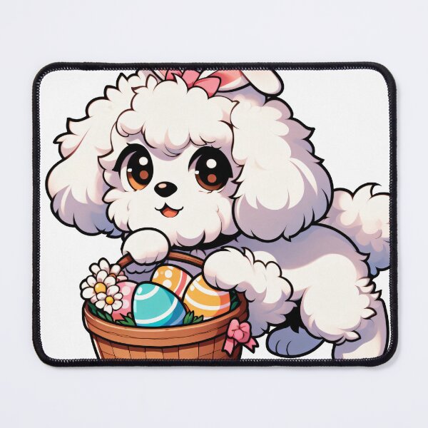Item preview, Maltipoo Easter Bunny designed and sold by Funny Vintage Stickers And T-Shirts.