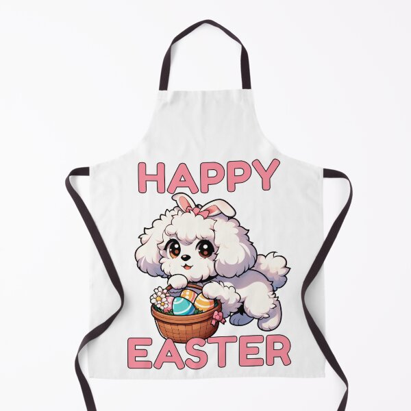 Item preview, Maltipoo Easter Bunny designed and sold by Funny Vintage Stickers And T-Shirts.