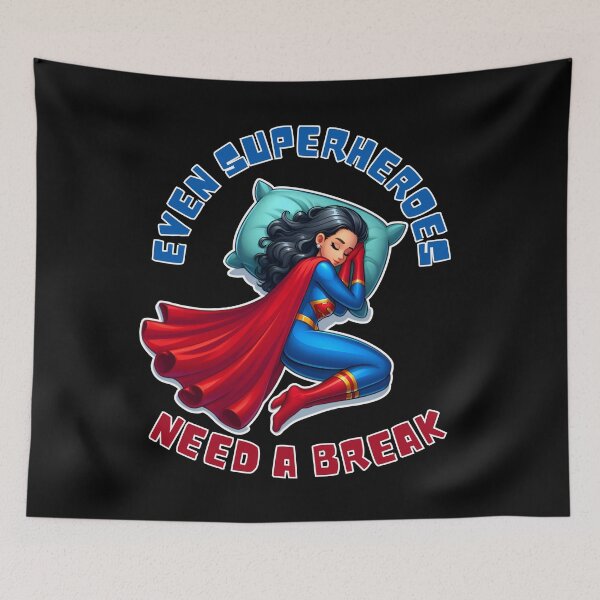 Item preview, Even Superheroes need a break designed and sold by Fr0mtheMachine.
