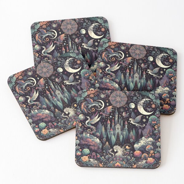 Item preview, Enchanted Forest and Mythical Creatures artwork - Whimsigoth Fantasy Design designed and sold by Unitepeople.