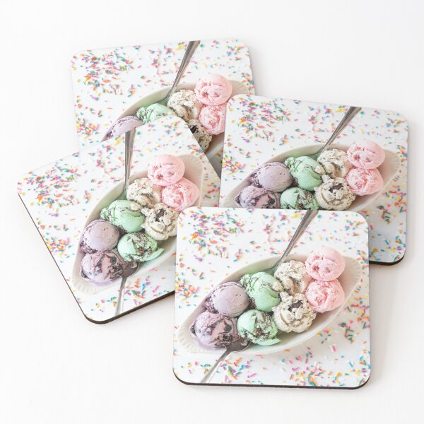 Item preview, Ice Cream Scoops, Ice Cream Flavors, Rainbow Sprinkles designed and sold by newburyboutique.