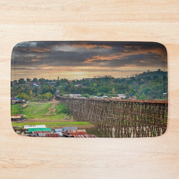 Item preview, Wooden Mon Bridge Thailand designed and sold by AJEvans.