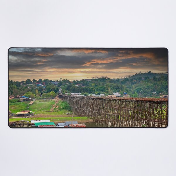 Item preview, Wooden Mon Bridge Thailand designed and sold by AJEvans.