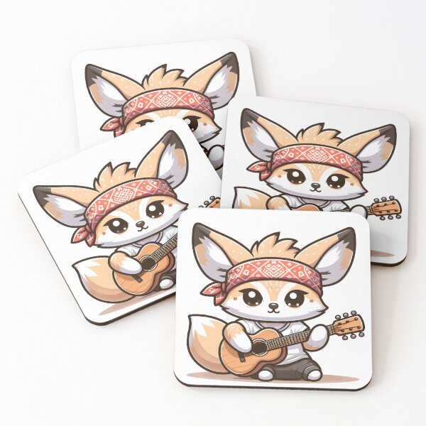 Item preview, Kawaii Fennec With Bandana designed and sold by CanvasCutie.