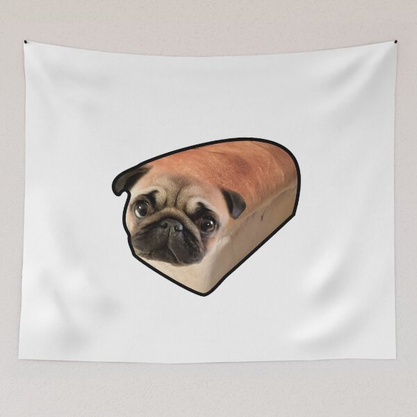Item preview, Pug loaf designed and sold by PowesomePets.