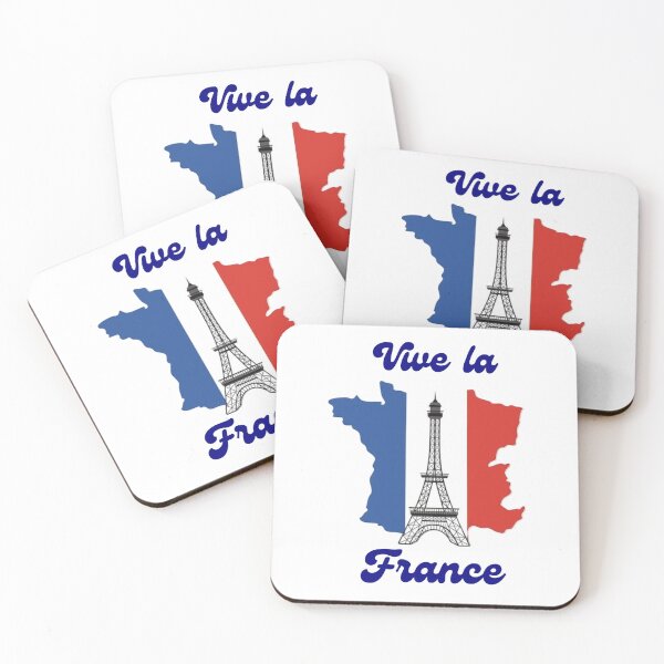 Item preview, Eiffel Tower Map of France Tricolor - Long live France designed and sold by Résistance Française.