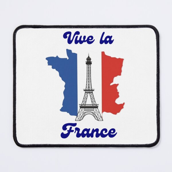 Item preview, Eiffel Tower Map of France Tricolor - Long live France designed and sold by Résistance Française.