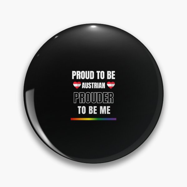 Item preview, LGBTQ Proud To Be Austrian, Prouder To Be Me T-Shirt, Austrian T-Shirt, Austrian Flag Tees, Rainbow Stripe T-Shirt, Support Austrian Tees, Sport Tees, Pride Tees, Austrian Flag Heart, designed and sold by PrideBeProud.