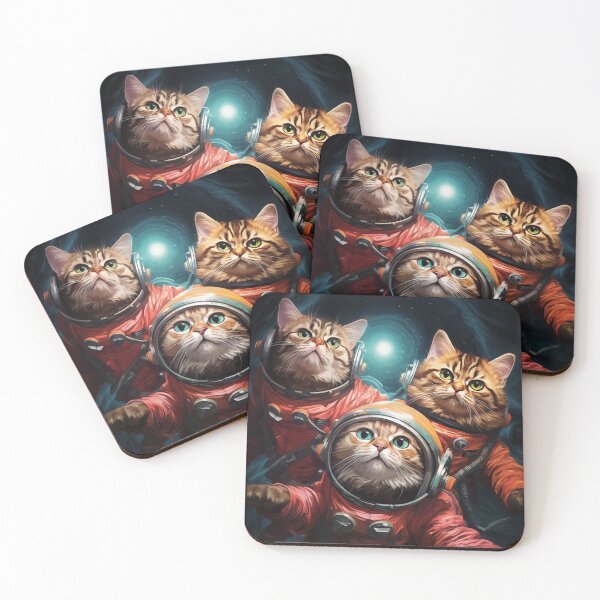 Item preview, Space Cats designed and sold by Divine Ease.