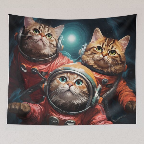 Item preview, Space Cats designed and sold by Divine Ease.