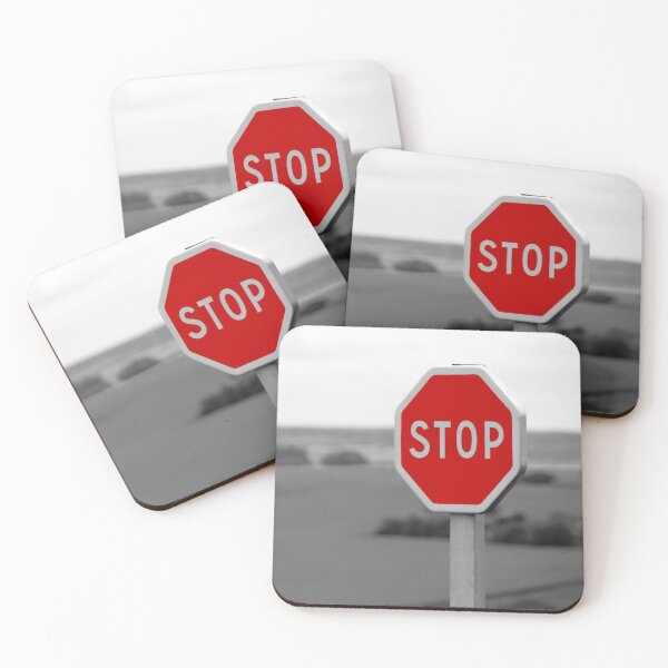 Item preview, Red Road Stop Sign Photography designed and sold by PatternTitan.
