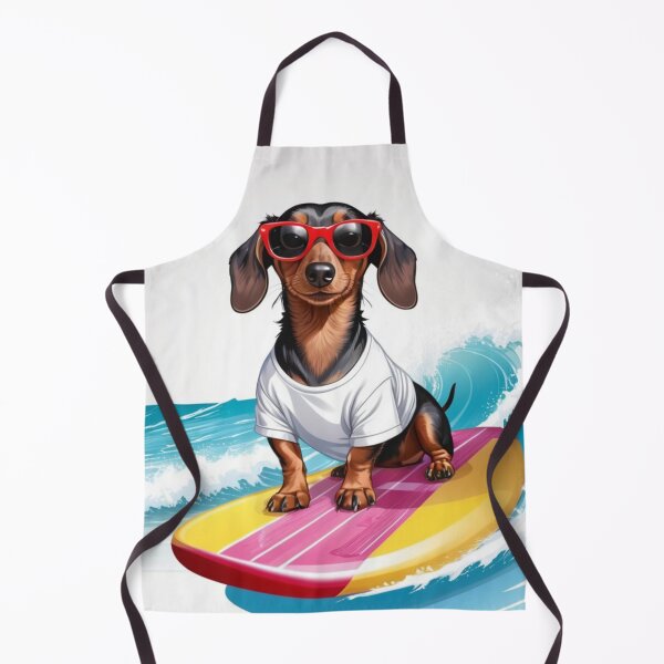Item preview, Dachshund Surfer designed and sold by likbatonboot.