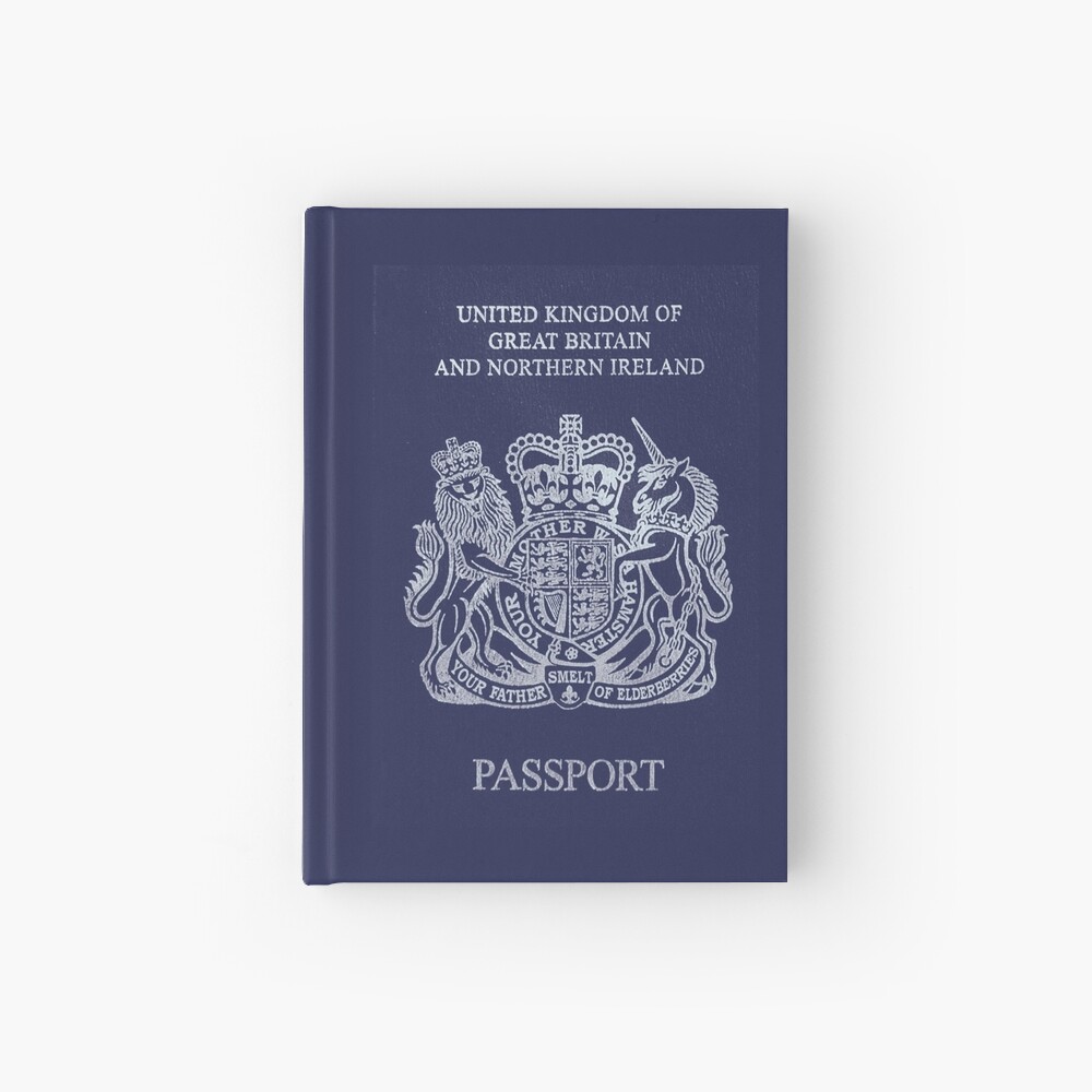 Brexit Passport Hardcover Journal