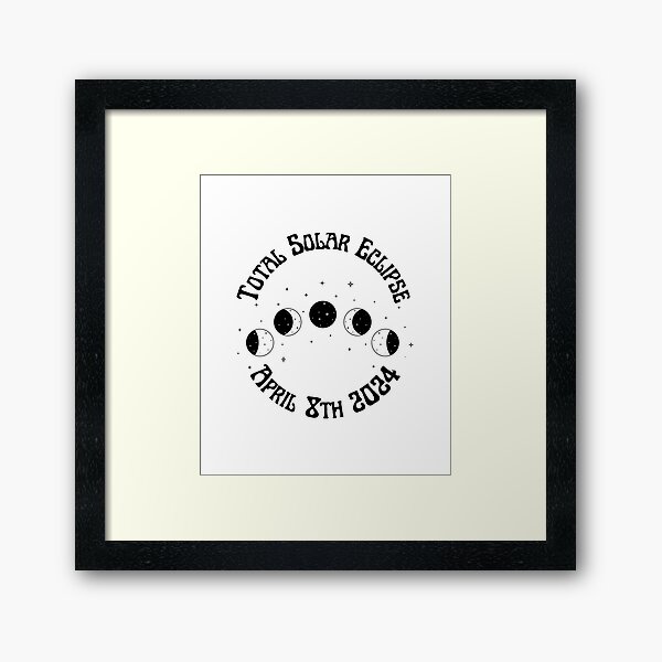 Item preview, Total Solar Eclipse April 8th 2024 designed and sold by InkImagination1.