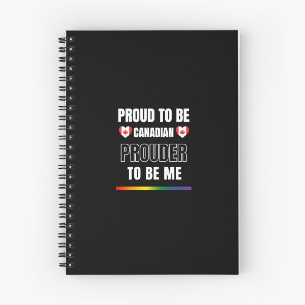 Item preview, LGBTQ Proud To Be Canadian, Prouder To Be Me T-Shirt, Canadian T-Shirt, Canada Flag Tees, Rainbow Stripe T-Shirt, Support Canada Tees, Sport Tees, Pride Tees, Canada Flag Heart, designed and sold by PrideBeProud.