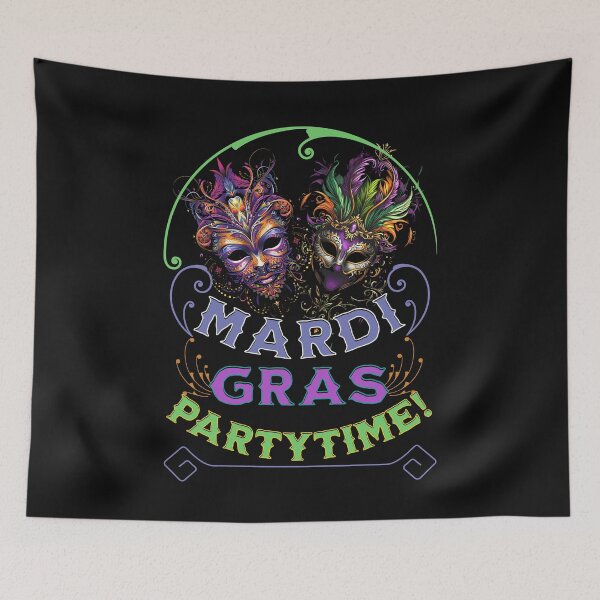 Item preview, Mardi Gras Party Time Masks Masques designed and sold by ZeptepiTrends.
