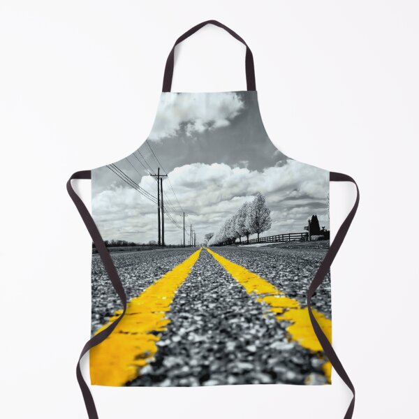 Item preview, Yellow Asphalt Line Road Photography designed and sold by PatternTitan.