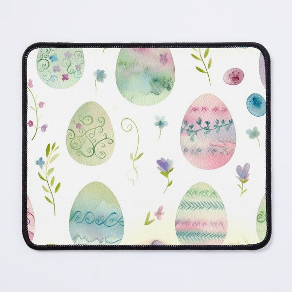 Item preview, Watercolor Easter Egg Print Pattern designed and sold by PinUpPizzazz.