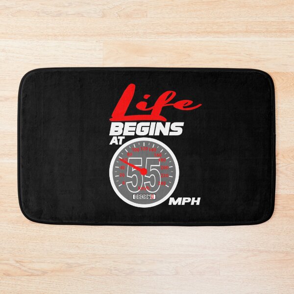 Item preview, Life begins at 55 mph designed and sold by giftfromheart.