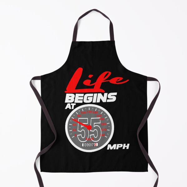 Item preview, Life begins at 55 mph designed and sold by giftfromheart.