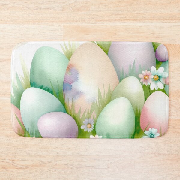 Item preview, Watercolor Easter Egg Print designed and sold by PinUpPizzazz.