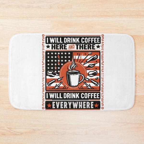 Item preview, I Will Drink Coffee Here Or There funny teacher teaching designed and sold by Empiredesigner3.