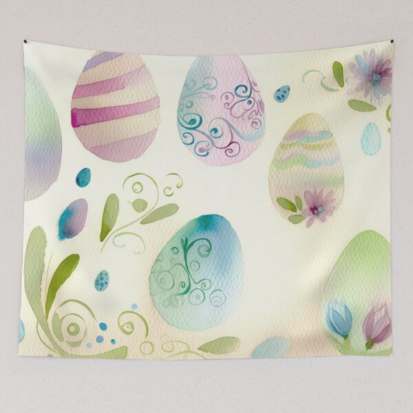 Item preview, Watercolor Easter Egg Pattern designed and sold by PinUpPizzazz.