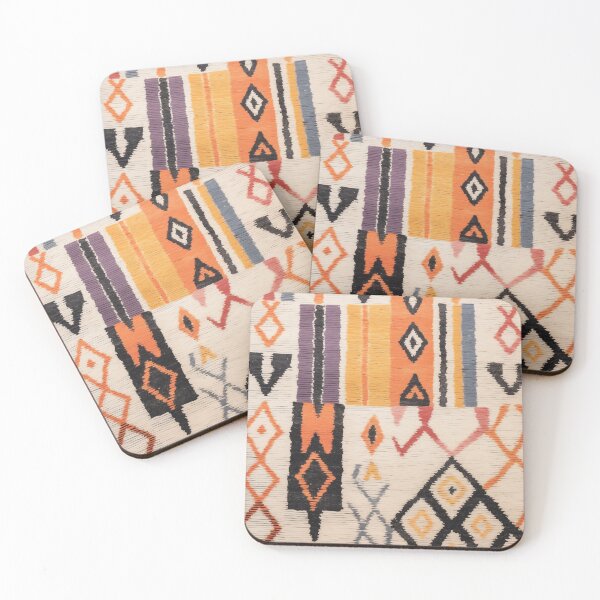 Item preview, Moroccan Berber Rug Design No.54 - Multicolor, Ivory White designed and sold by Zoltan Ratko.