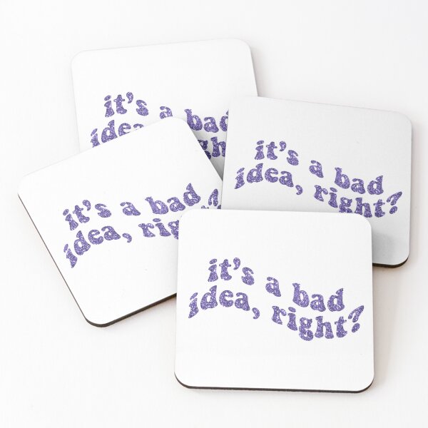Item preview, bad idea right designed and sold by designsbysamantha.