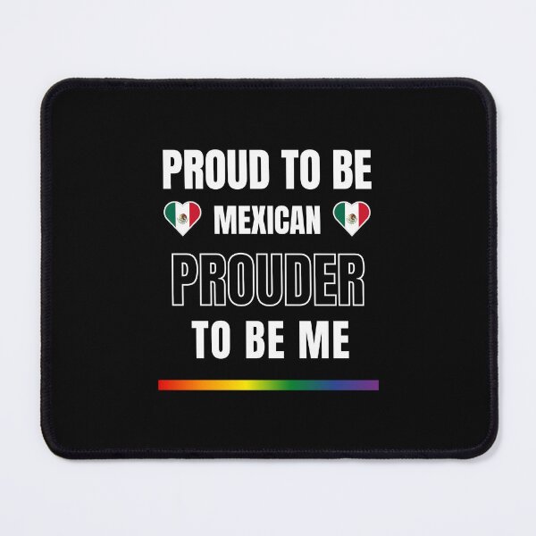 Item preview, LGBTQ Proud To Be Mexican, Prouder To Be Me T-Shirt, Mexican T-Shirt, Mexico Flag Tees, Rainbow Stripe T-Shirt, Support Mexico Tees, Sport Tees, Pride Tees, Mexican Flag Heart, designed and sold by PrideBeProud.