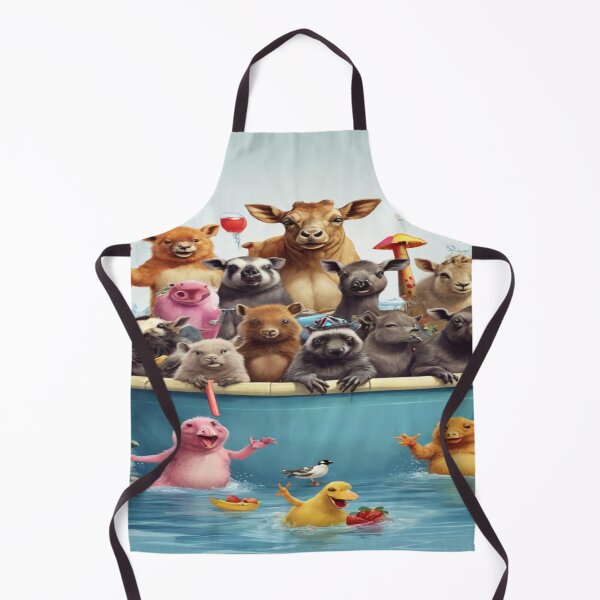 Artikelvorschau, „Poolpfoten und -krallen: Tauchen Sie ein in den Spaß mit unseren Tier-Poolparty-T-Shirt-Designs!“ entworfen und verkauft von AS-Graphics.