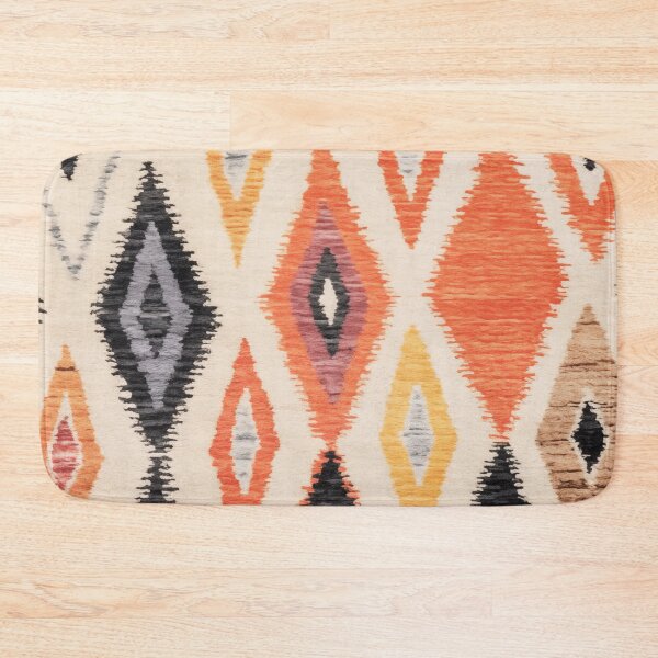 Item preview, Moroccan Berber Rug Design No.55 - Multicolor, Ivory White designed and sold by Zoltan Ratko.