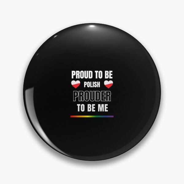 Item preview, LGBTQ Proud To Be Polish , Prouder To Be Me T-Shirt, Polish T-Shirt, Poland Flag Tees, Rainbow Stripe T-Shirt, Support Poland Tees, Sport Tees, Pride Tees, Polish Flag Heart, designed and sold by PrideBeProud.