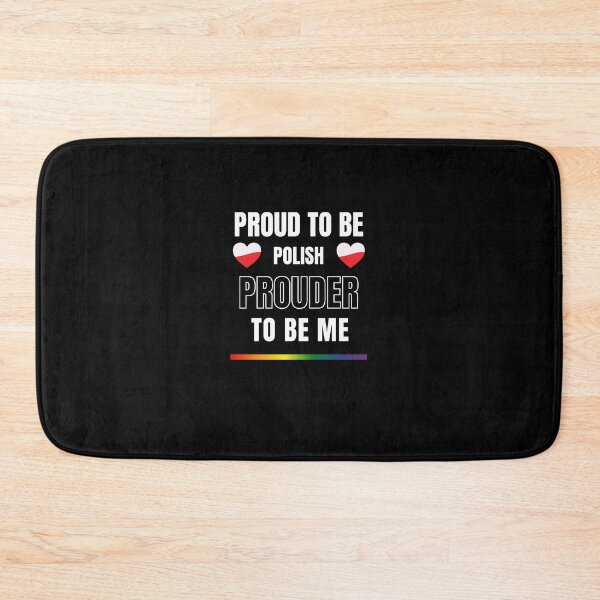 Item preview, LGBTQ Proud To Be Polish , Prouder To Be Me T-Shirt, Polish T-Shirt, Poland Flag Tees, Rainbow Stripe T-Shirt, Support Poland Tees, Sport Tees, Pride Tees, Polish Flag Heart, designed and sold by PrideBeProud.