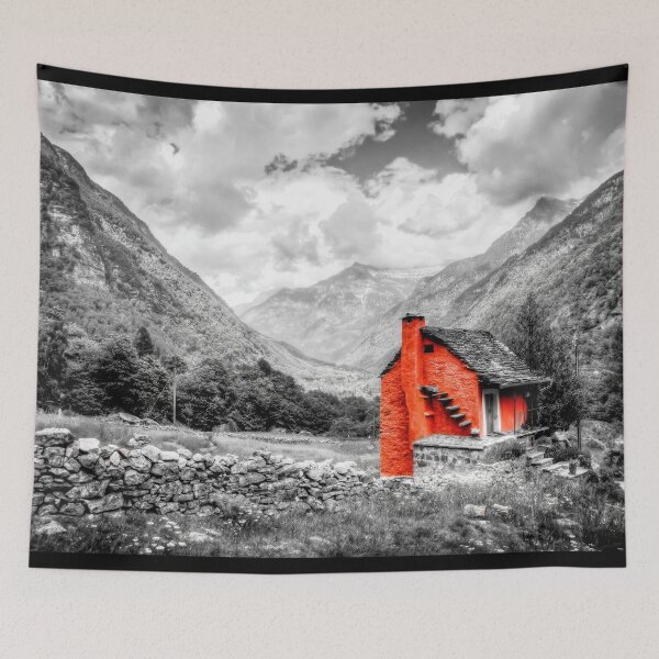 Item preview, Rural Escape: Red Clay Cabin Creative Photography designed and sold by PatternTitan.
