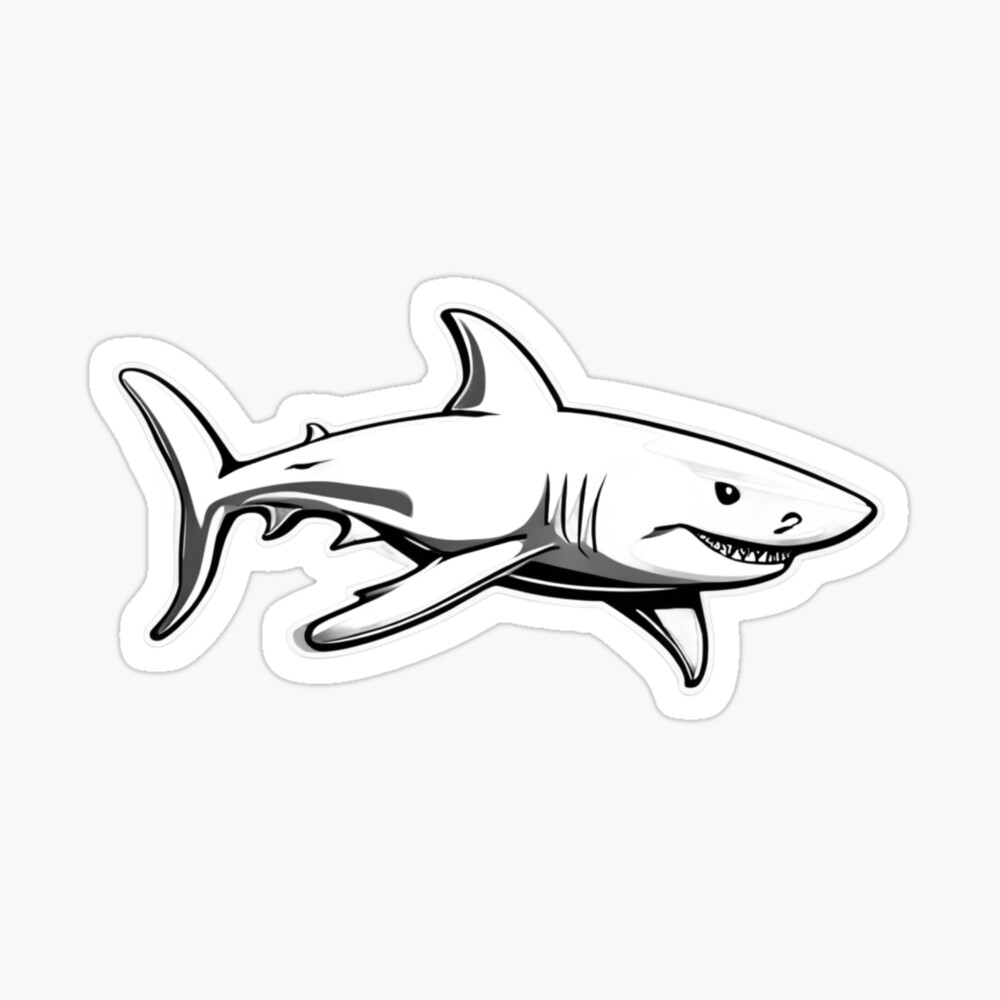 Cool Shark Poster