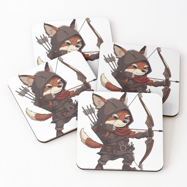 Item preview, Stealthy Fox Archer Ready to Strike designed and sold by dungeonwarriors.