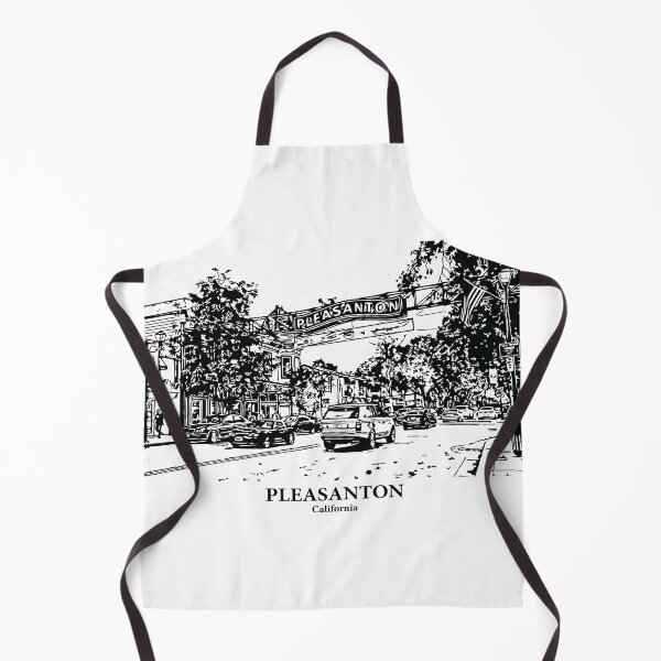 Artikelvorschau, Pleasanton – Kalifornien entworfen und verkauft von Lakeric Cityscapes.