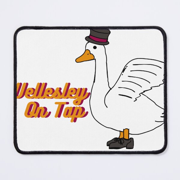 Item preview, Sticker Wellesley On Tap designed and sold by hawkeminecraft.