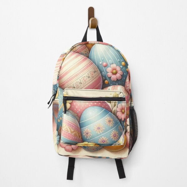 Item preview, Colored Easter Egg Pattern Print designed and sold by PinUpPizzazz.